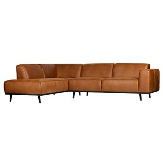 BePureHome Statement Hoekbank Links Eco Leer Cognac - afbeelding 2