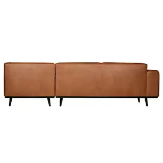 BePureHome Statement Hoekbank Rechts Lederlook Cognac - afbeelding 3