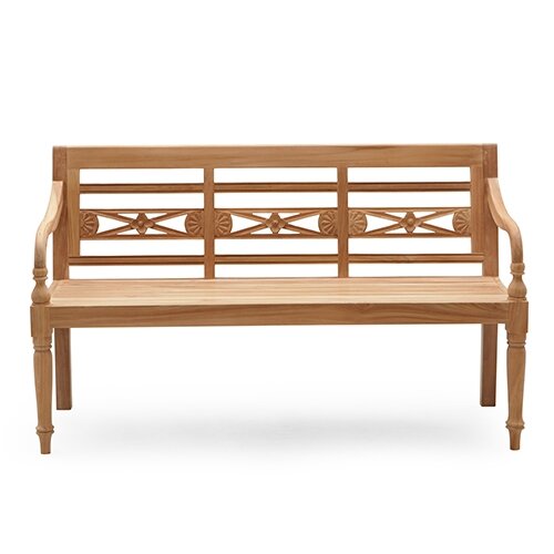 Teak Stationsbank - 190 cm - afbeelding 1