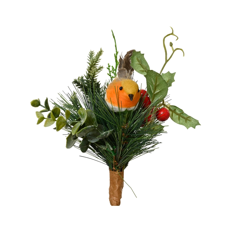 Kunsttak Kerstpick - 17 cm