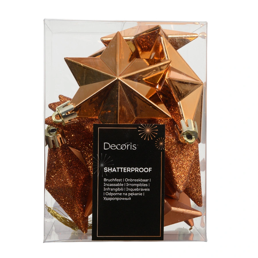Sterren Mix 12 st. - Brandy - afbeelding 2