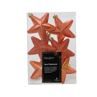 Kerstster Mix 6 st. - Pompoen