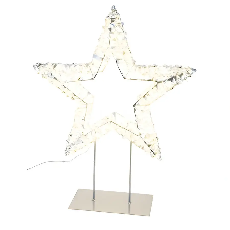 Gehlmann Verlichte Ster Staand Zilver - 300 LED