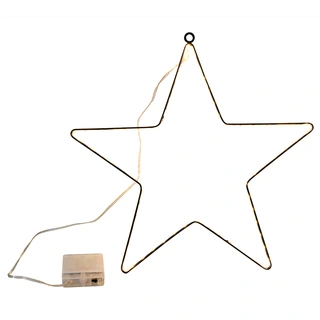 LED Ster Zwart - 30 cm | Tuincentrum De Boet