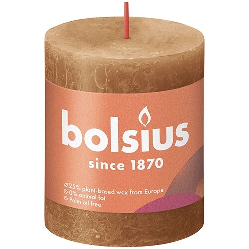 Bolsius Stompkaars Rustiek 8x6,8 cm - Spice Brown