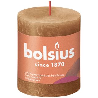 Bolsius Stompkaars Rustiek 8x6,8 cm - Spice Brown