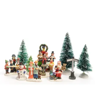 Kerstdorp Accessoires Zingende Dorpsbewoners