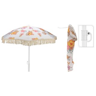 Buitengewoon Boet Strandparasol Bloemen - Ø180 cm - afbeelding 2