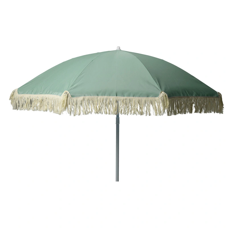 Strandparasol Franje Groen - Ø155 cm