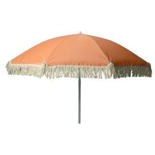 Strandparasol Franje Oranje - Ø155 cm