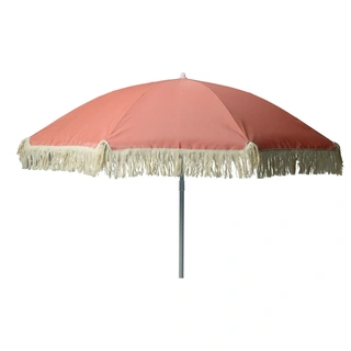 Strandparasol Franje Roze - Ø155 cm