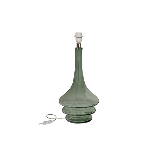 BePureHome Straw Tafellamp Voet Glas Olive - afbeelding 1