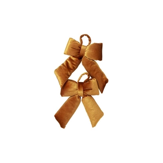 Kerststrik Royals 2 st. S - Donkerbruin