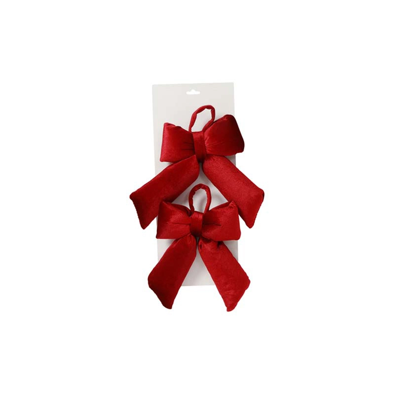 Kerststrik Royals 2 st. S - Rood