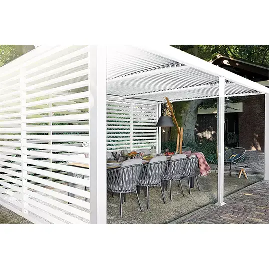 SUNS Maranza Scherm Achterkant Rechts voor 720 cm - Matt White - afbeelding 2