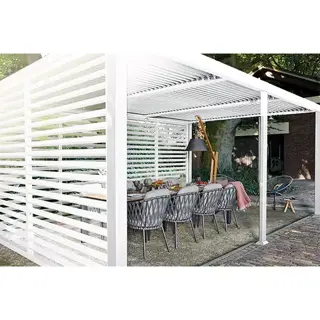 SUNS Maranza Scherm Achterkant Rechts voor 720 cm - Matt White - afbeelding 2