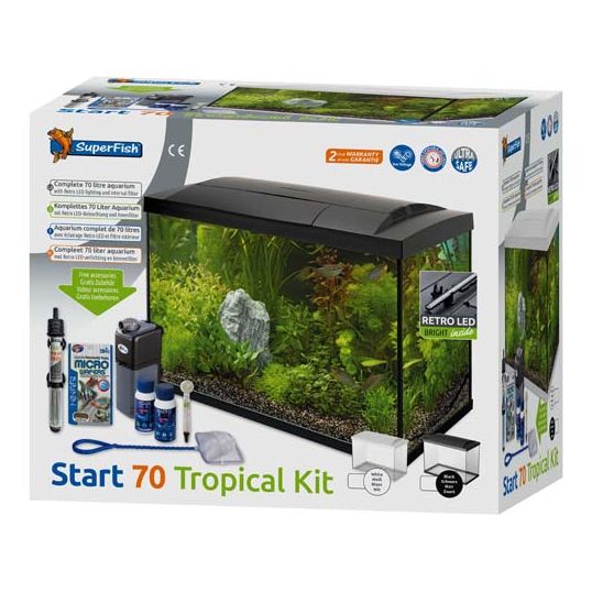 Superfish Start Tropical kit 70 LED - Zwart - afbeelding 2