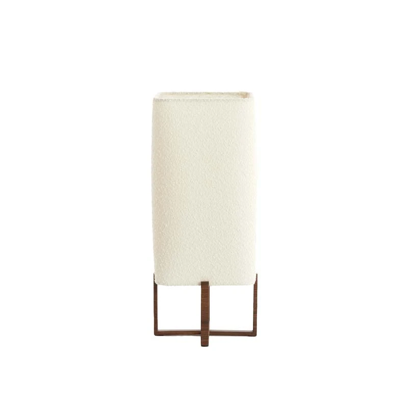 Light & Living Tafellamp Wyn Donkerbruin/Crème - 21,5x21,5x50,5 cm - afbeelding 1