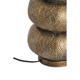 Light & Living Tafellamp Kaito Bruin - Ø25x52 cm - afbeelding 3