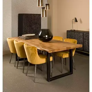 Tower Living Nicosia Eettafel - 220x100x77 cm - afbeelding 2