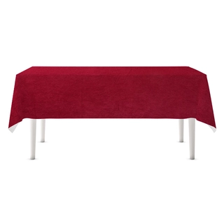 Tafelkleed Ribbel Burgundy - 140x250 cm - afbeelding 2