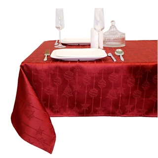 Unique Living Tafelkleed Raula 145x250 cm rood