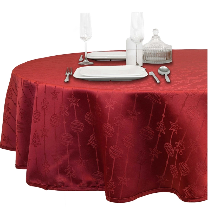 Unique Living Tafelkleed Raula Ø180 cm rood