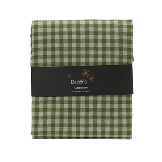 Kerst tafelkleed Ruit groen