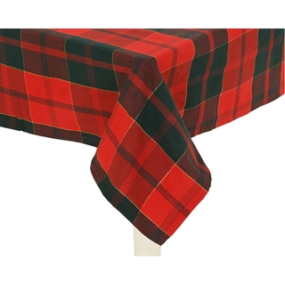 Kerst tafelkleed Ruit rood - afbeelding 2