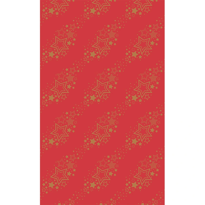 Duni Tafellaken Holiday Star Red - 138x220cm