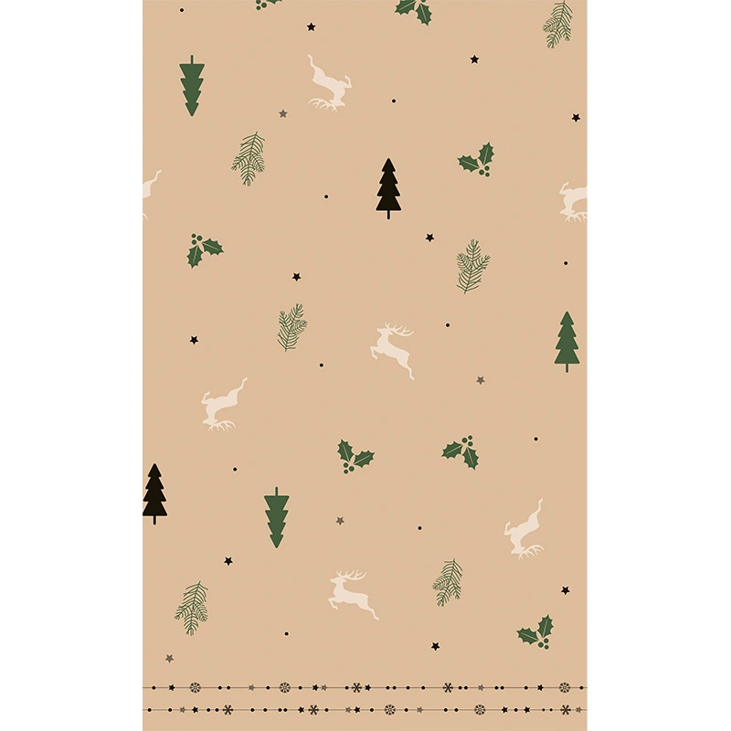 Duni Tafellaken Natural Yuletid - 138x220cm