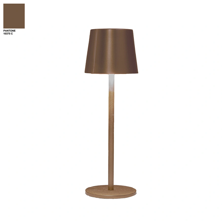 Tafellamp Oplaadbaar Brons - Ø9x27,5 cm