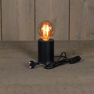 Tafellamp 7,5x10 cm - Zwart