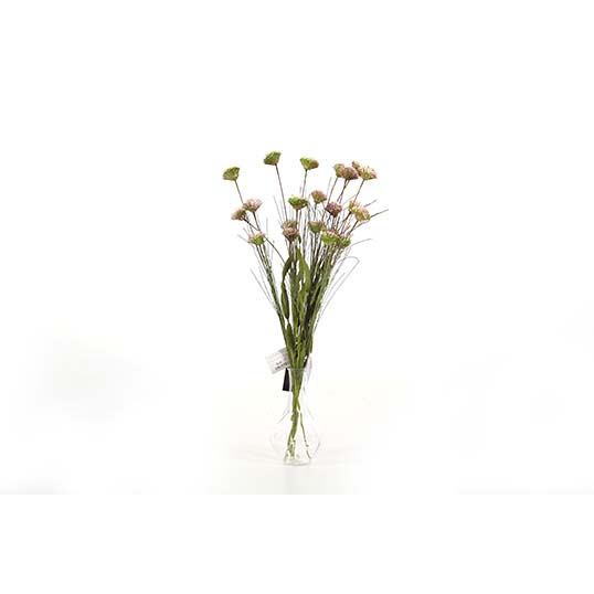 Kunst Tak Allium - Wit/Roze - afbeelding 1