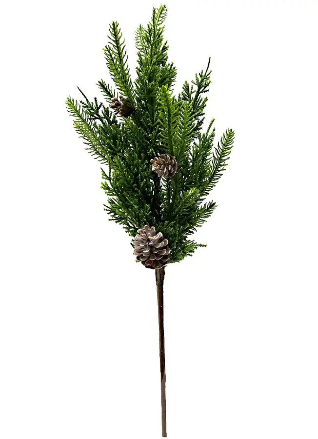 Kunsttak Conifeer Dennenappels - 56 cm