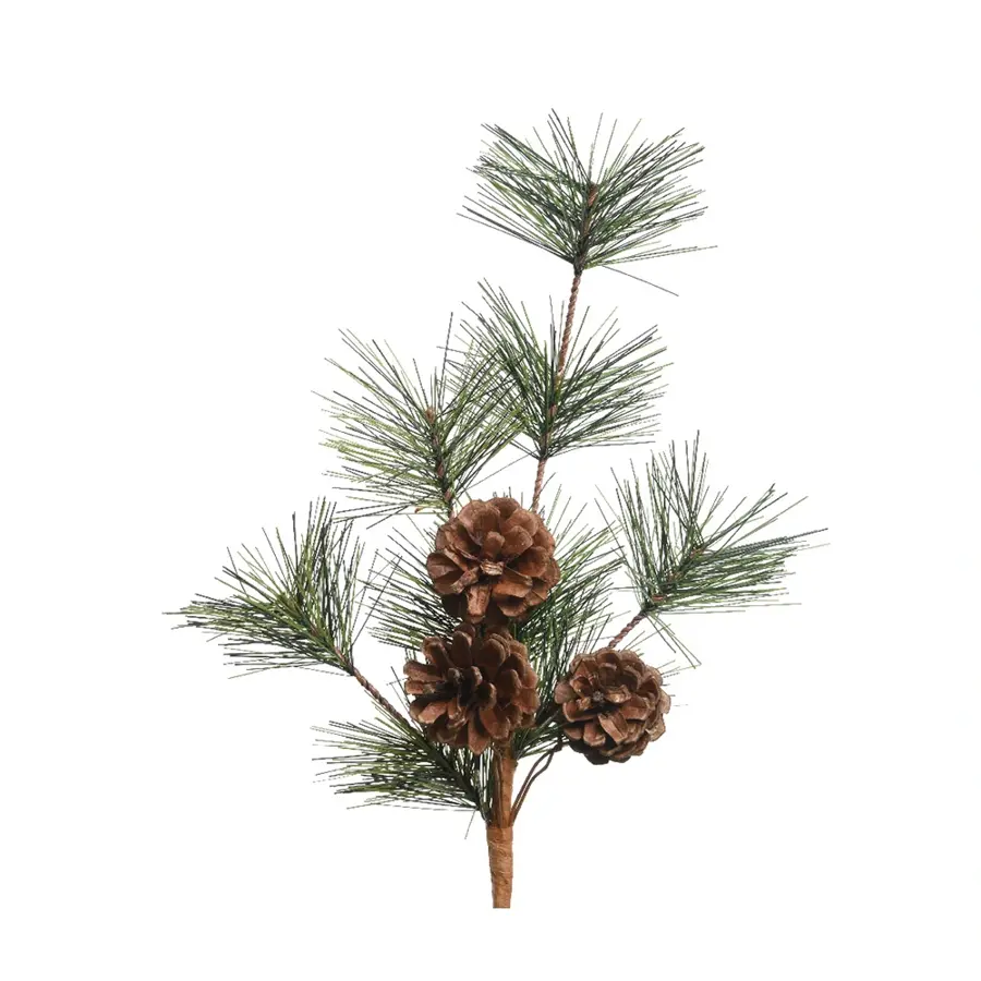 Kersttak met Dennenappels - 30 cm