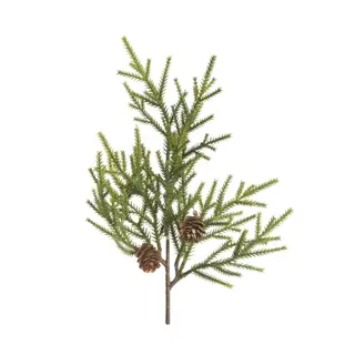 Kersttak met Dennenappels - 38 cm