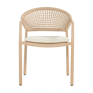 Taragona Dining Tuinstoel - Cappuccino - afbeelding 2