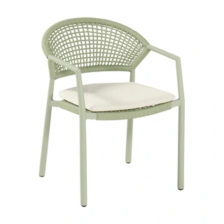 Taragona Dining Tuinstoel - Soft Green - afbeelding 1