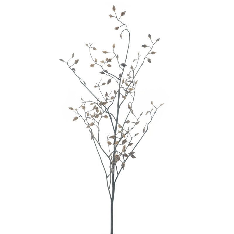 Kunsttak Tea Leaf Spray Accous Bruin - 96 cm