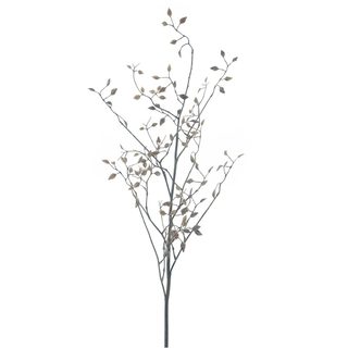 Kunsttak Tea Leaf Spray Accous Bruin - 96 cm