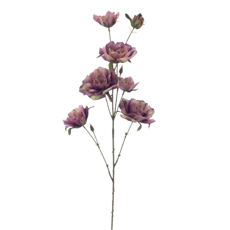 KunstbloemTheeroos Spray Monica Beauty - 96 cm