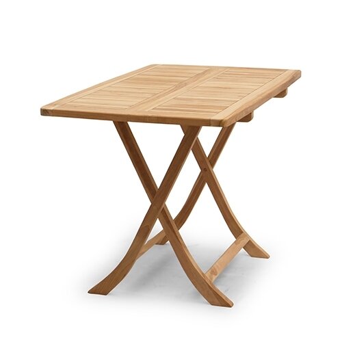 Buitengewoon Boet Teak inklaptafel YoYo 110x70 - afbeelding 1