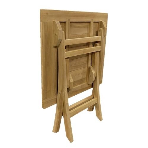 Buitengewoon Boet Teak Klaptafel - 70x70 - afbeelding 2