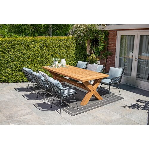 Garden Impressions Colombia Teak Tuintafel 240x100 cm | De Boet