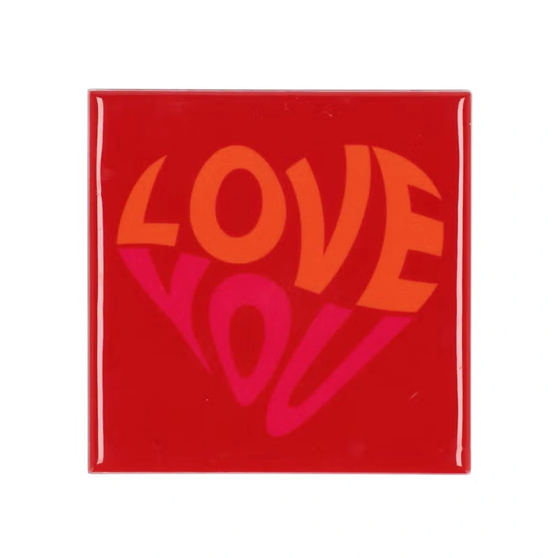 Tegeltje - Love you red