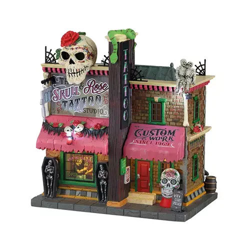Lemax The Skull And Rose Tattoo Studio