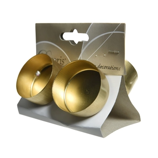 Kaarshouder Steker Goud - 7 cm