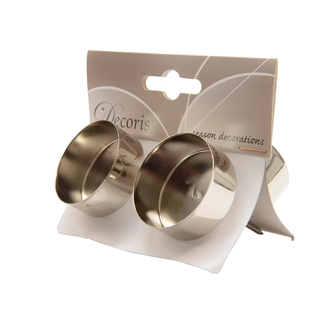Kaarshouder Steker Zilver - 7 cm