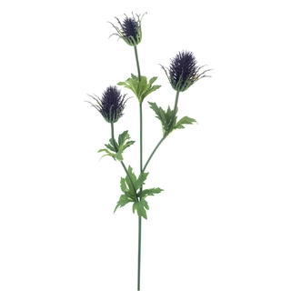 Kunsttak Thistle Viggo Paars - 83 cm